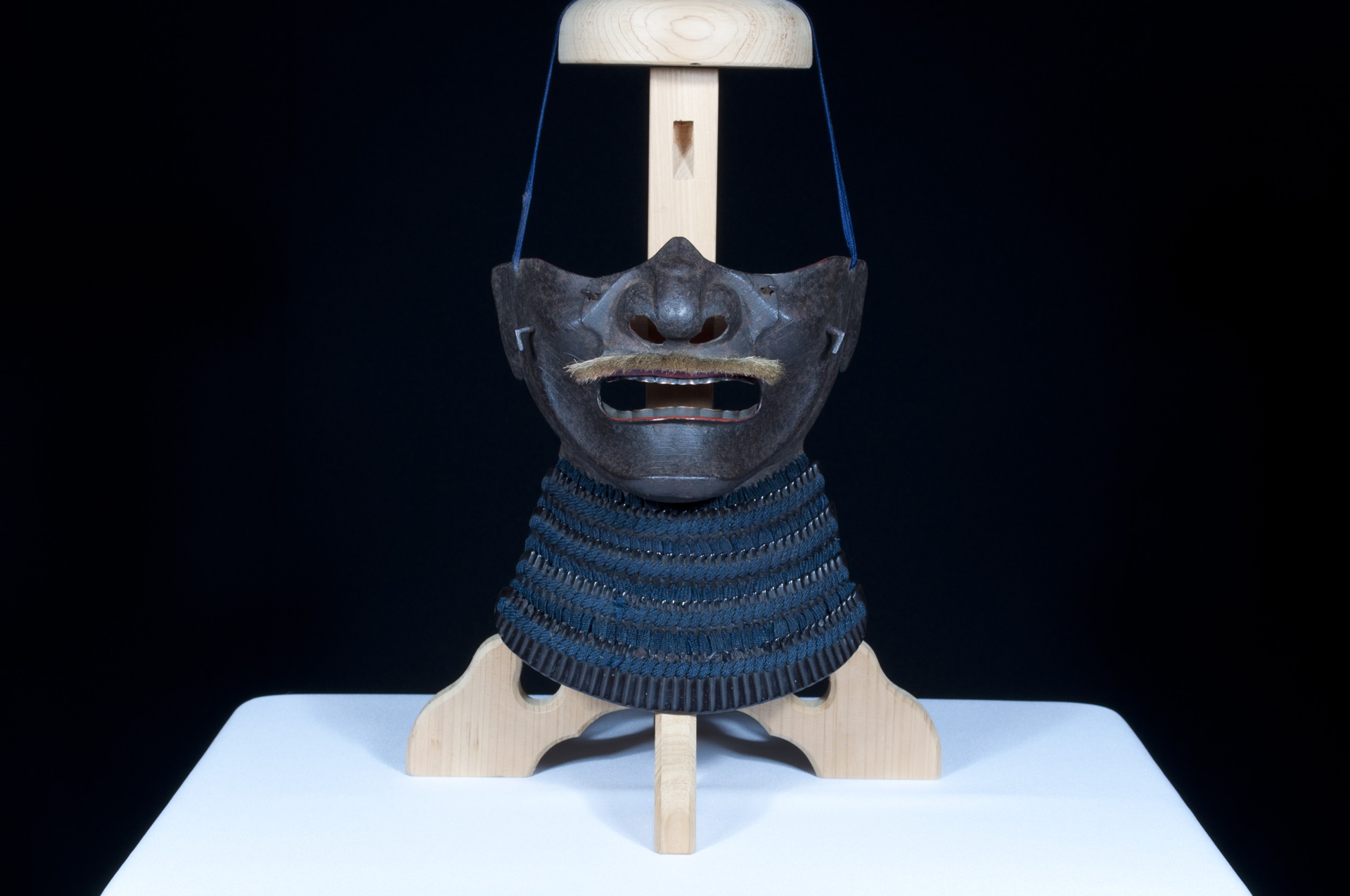 Menpo Iwai Edo japanese armor mask (1)