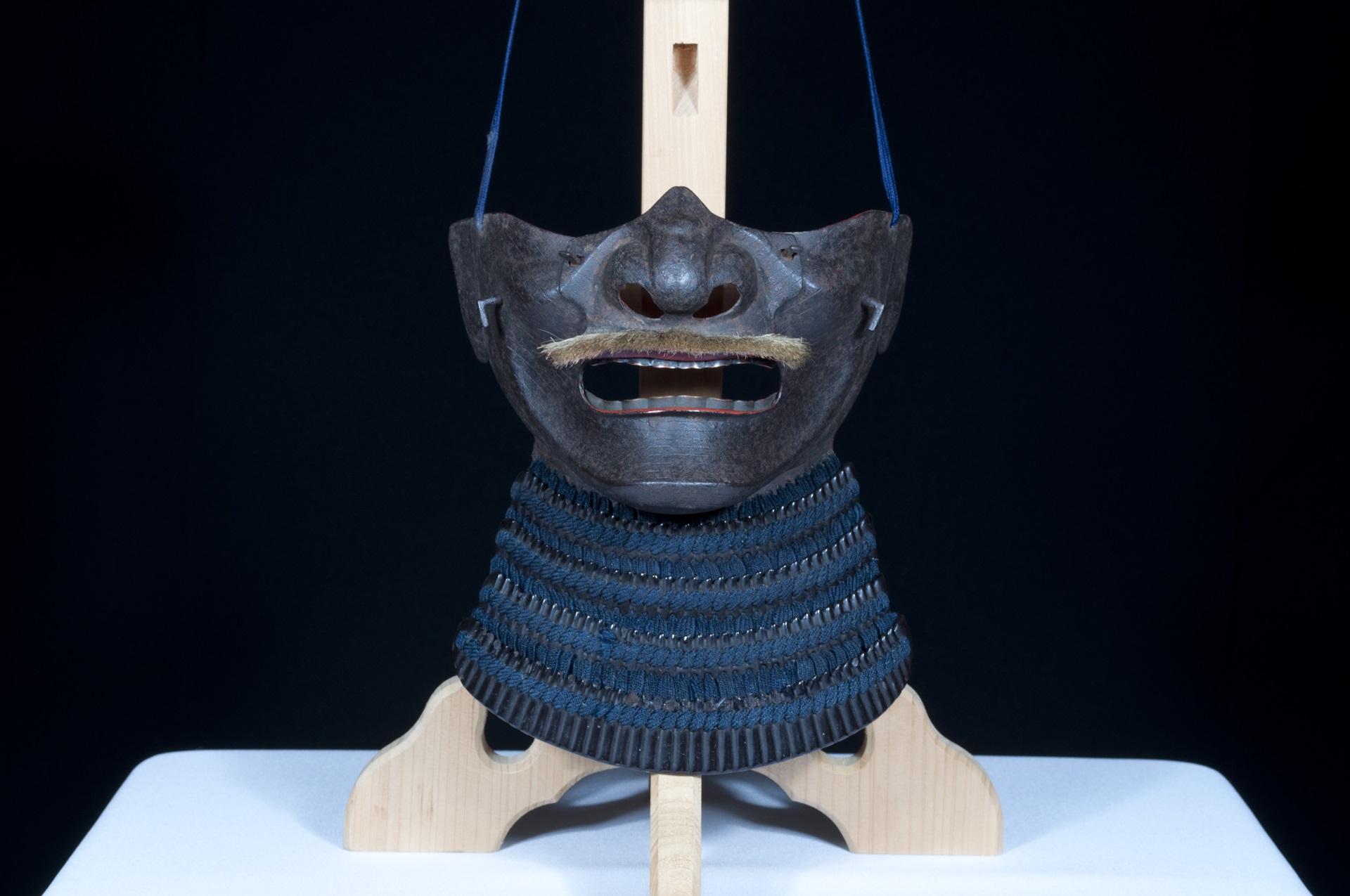 Menpo Iwai Edo japanese armor mask (2)